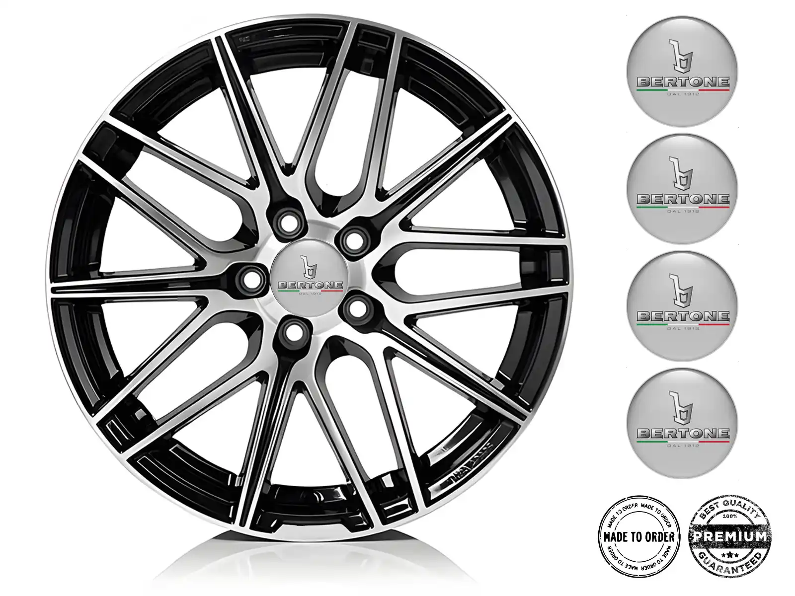 Bertone Pegatinas Aro Bombadas Prisma Cuántico Premium